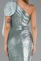 Long Mint Scaly Evening Dress ABU6559