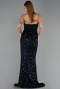 Long Navy Blue Evening Dress ABU6439