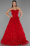 Long Red Evening Dress ABU5658
