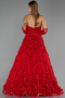 Long Red Evening Dress ABU5658