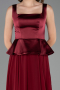 Long Burgundy Chiffon Evening Dress ABU6568