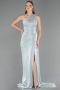 Long Mint Chiffon Prom Gown ABU6622