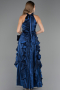 Long Navy Blue Evening Dress ABU6571