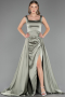 Long  Satin Prom Gown ABU6572
