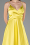 Long Pistachio Green Satin Prom Gown ABU6573