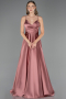 Long Onion Skin Satin Prom Gown ABU6573
