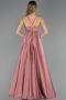Long Onion Skin Satin Prom Gown ABU6573