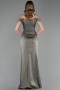 Long Olive Drab Satin Mermaid Prom Dress ABU6574