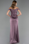 Long Lavender Satin Mermaid Prom Dress ABU6574