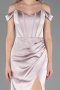 Long Mink Satin Mermaid Prom Dress ABU6574