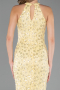 Long Yellow Dantelle Prom Gown ABU6578
