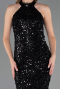 Long Black Dantelle Prom Gown ABU6578