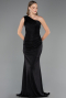 Long Black Evening Dress ABU6579