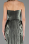 Long Olive Drab Chiffon Prom Gown ABU6580