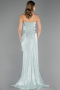 Long Mint Chiffon Prom Gown ABU6580