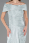 Long Mint Chiffon Plus Size Evening Gown ABU6604