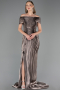 Long Mink Chiffon Evening Dress ABU6581