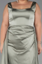 Long Satin Formal Plus Size Dress ABU6576