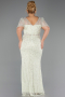 Long Mint Beaded Formal Plus Size Dress ABU6583