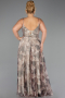 Long Mink Plus Size Prom Dress ABU6558