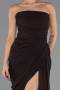 Long Brown Chiffon Evening Dress ABU6589