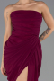 Long Plum Chiffon Evening Dress ABU6589