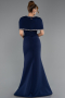 Long Navy Blue Mermaid Evening Gown ABU6591