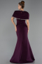 Long Plum Mermaid Evening Gown ABU6591