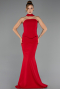 Long Red Mermaid Evening Gown ABU6575
