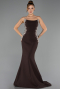 Long Brown Evening Dress ABU6374