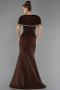 Long Brown Mermaid Evening Gown ABU6591