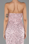 Long Powder Color Scaly Evening Dress ABU6503