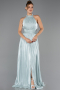 Long Mint Chiffon Prom Gown ABU6594