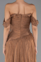 Long Copper Chiffon Prom Gown ABU6602