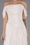 Long Beige Chiffon Prom Gown ABU6602