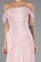 Long Powder Color Chiffon Prom Gown ABU6602