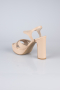 Mink Leather Platform Heel ABD2104