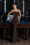 Long Brown Evening Dress ABU6374