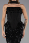 Long Black Mermaid Prom Dress ABU6620