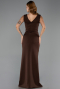 Long Brown Evening Dress ABU6524