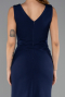 Long Navy Blue Evening Dress ABU6524