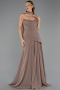 Long Cappuccino Chiffon Prom Gown ABU5763