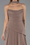 Long Cappuccino Chiffon Prom Gown ABU5763