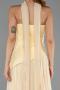 Long Yellow Chiffon Prom Gown ABU5763