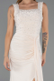 Long Beige Evening Dress ABU6552