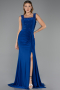 Long Sax Blue Evening Dress ABU6552