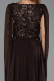 Long Brown Chiffon Evening Dress ABU6566