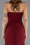 Long Burgundy Mermaid Evening Gown ABU6526