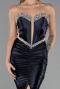 Long Navy Blue Prom Gown ABU6606