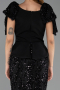 Long Black Scaly Evening Dress ABU6607